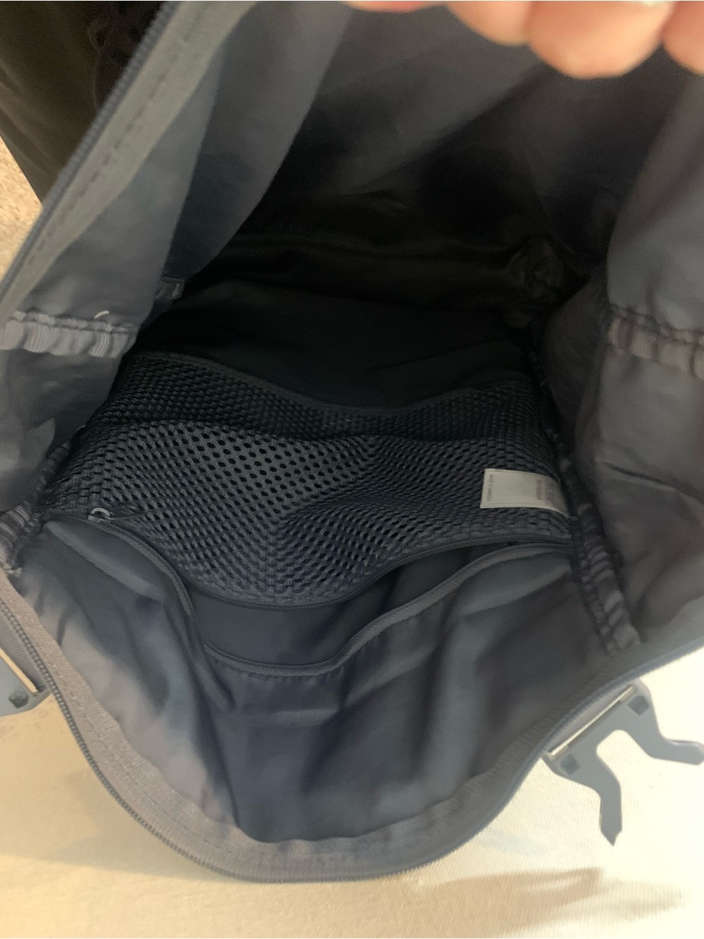 adidas Heather Grey Roll-Top Training Backpack - Picture 5 of 9